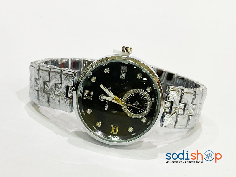 Montre Femme Marque Keep Moving Couleur Argent DL00106