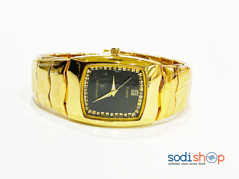 Montre Femme Marque Keep Moving Couleur Dorée DL00106
