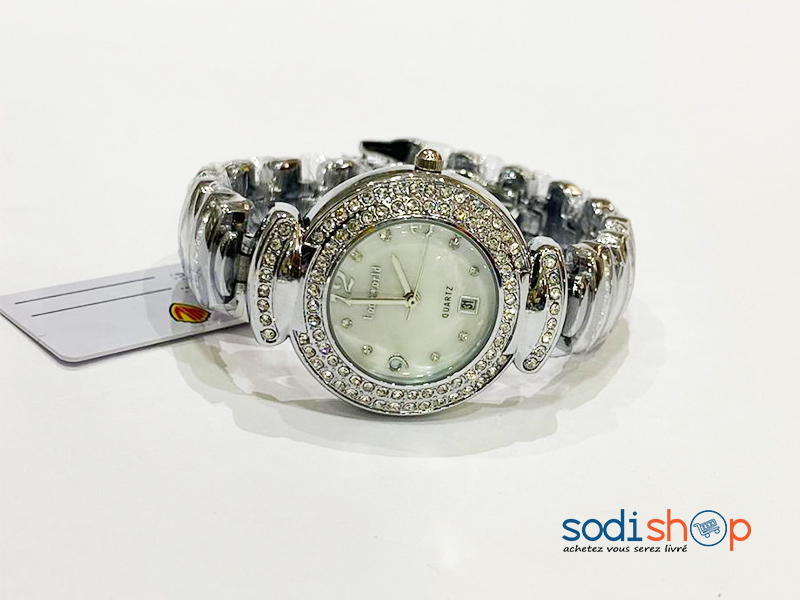 Montre Pour Femme LookWorld Couleur Argentée à Strass DL00106