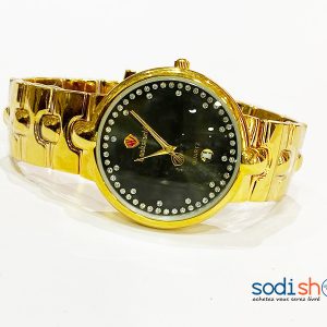 Montre Pour Femme LookWorld Couleur Dorée Cadran Noir DL00106