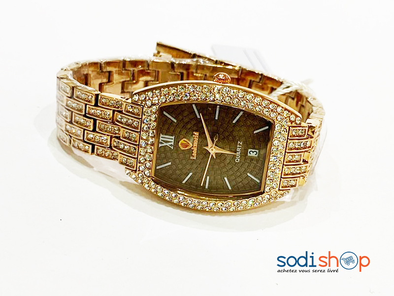 Montre Pour Femme LookWorld Couleur Doré à Strass DL00106