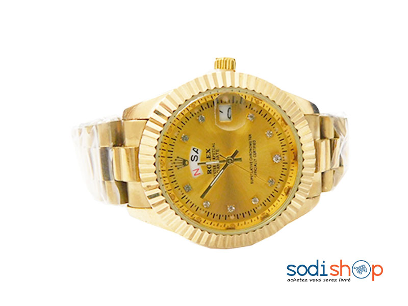 Montre Rolex Pour Femme Couleur Dorée Sodi00