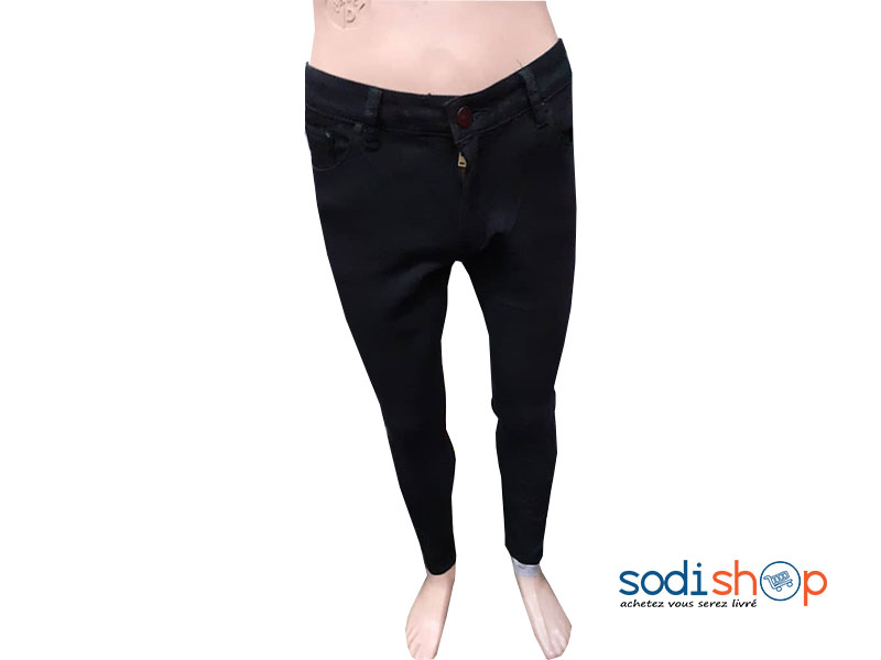 Jean Slim Haute Qualité - Couleur Noir Pour Homme BJ00100