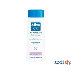 Lait de Toilette Mixa Bébé à L’Amande Douce 250ml RD0084