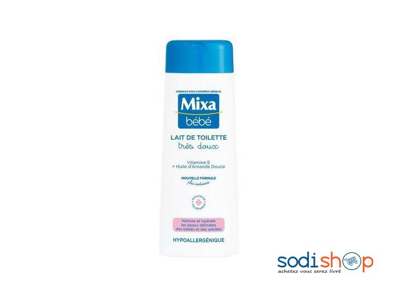 Lait de Toilette Mixa Bébé à L’Amande Douce 250ml RD0084