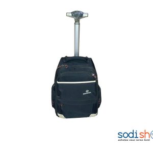 Sac d’Ecolier à Trolley Réglable Couleur Noire SS0086