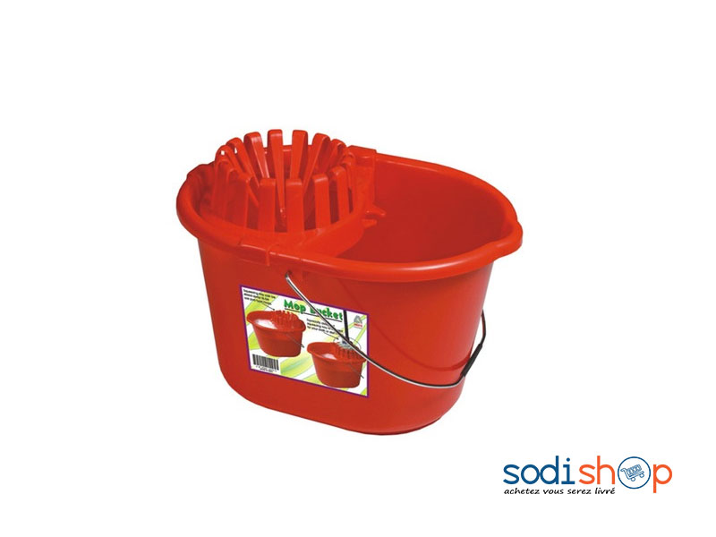 Seau de Nettoyage Complet Avec Serpillière à Manche Vadrouille MK00101