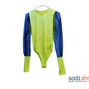 Vêtement Pour Femme Body Couleur Bleue et Verte KT00102