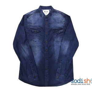Chemise en Jean Coupe Décontractée - Couleur Bleu GB00104