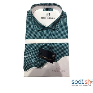 OdinMars Chemise à Rayures - Couleur Bleu Pour Homme BC00103