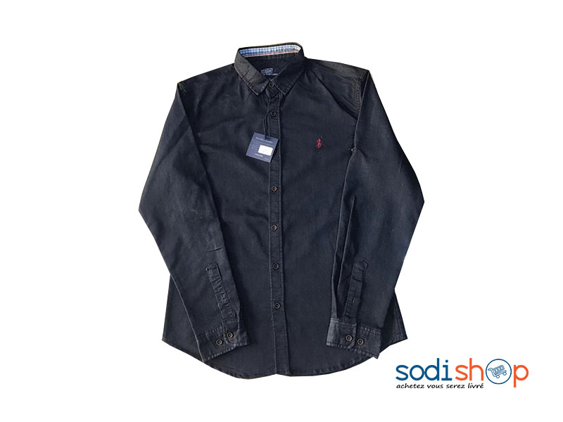 Ralph Lauren Chemise en Jean Coupe Standard - Couleur Bleu Marine GB00104