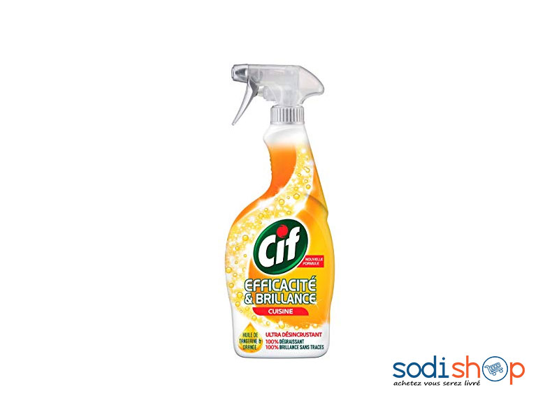 Spray Cif Produit Nettoyant - Brillance Sans Trace 750ml MK00101