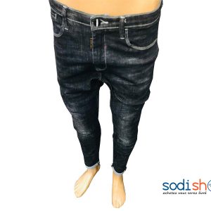 Jean Slim Tissu Confortable - Couleur Noir Pour Homme BJ00100