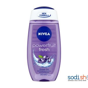 Gel Douche Nivea Fresh Powerfruit Parfum Myrtille Douceur Instantanée 250ml RD0084