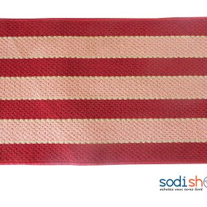Essuie Pied d’Extérieur Tapis en Synthétique - Couleur Rouge Orange MK00101