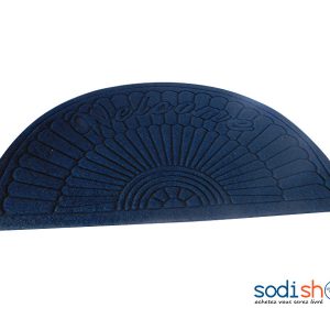 Essuie Pied d’Extérieur Tapis en Caoutchouc Anti Poussière Antidérapant - Couleur Bleu MK00101