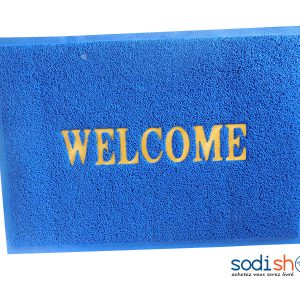 Essuie Pied Welcome Tapis d’Extérieur - Couleur Bleu Petit Format MK00101