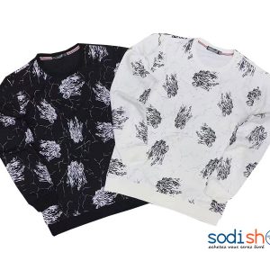 Pull-over Motif Artistique Tissu en Coton BJ00100