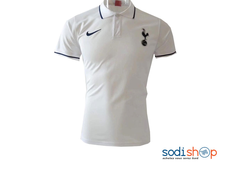 Polo Nike Coupe Slim - Tottenham Couleur Blanc PL0034
