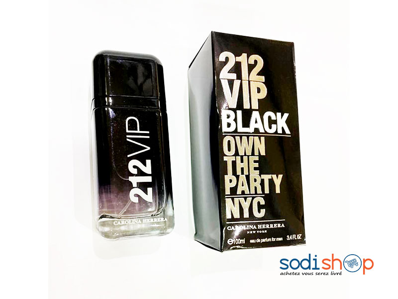 212 VIP Black Parfum de Soirée Pour Homme - Carolina Herrera 100 ml DI0026