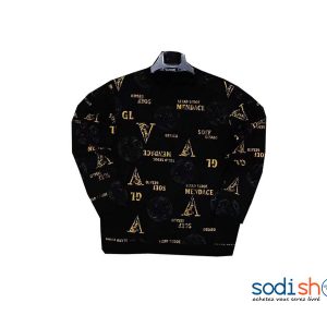 Pull-over Noir Coupe Ajustée Tissu en Coton - LEEAD SEDOE BJ00100