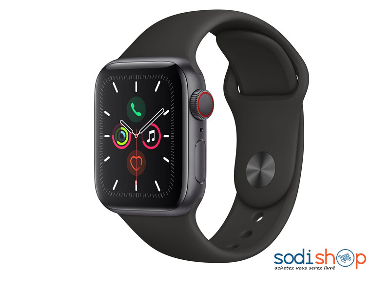 Apple Watch Serie 5 - Montre Connectée Multifonction Sport Santé Appels SMS Compatible iPhone SODI00