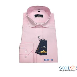 OdinMars Chemise D’Affaires - Couleur Saumon Pour Homme BJ00100