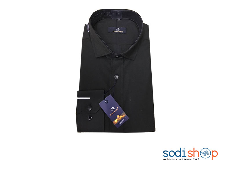 Chemise OdinMars Confortable et Elégant - Couleur Noir Pour Homme BJ00100
