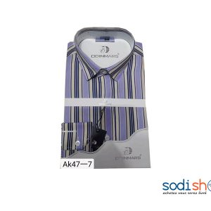Chemise à Rayures OdinMars Haute Qualité - Couleur Violet Pour Homme BJ00100