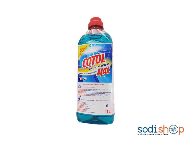 Nettoyant Parfumé Ajax Cotol Classique 1L - Effet de Brillance RD0084