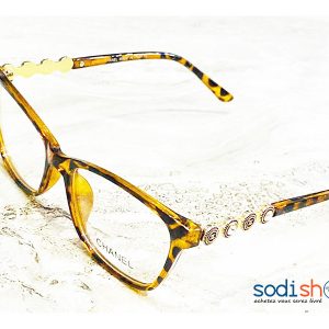 Lunette Chanel Pour Femme - Forme Arrondie Couleur Marron DL00106