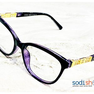 Lunette Chanel Haute Qualité - Couleur Noir Or Pour Femme DL00106