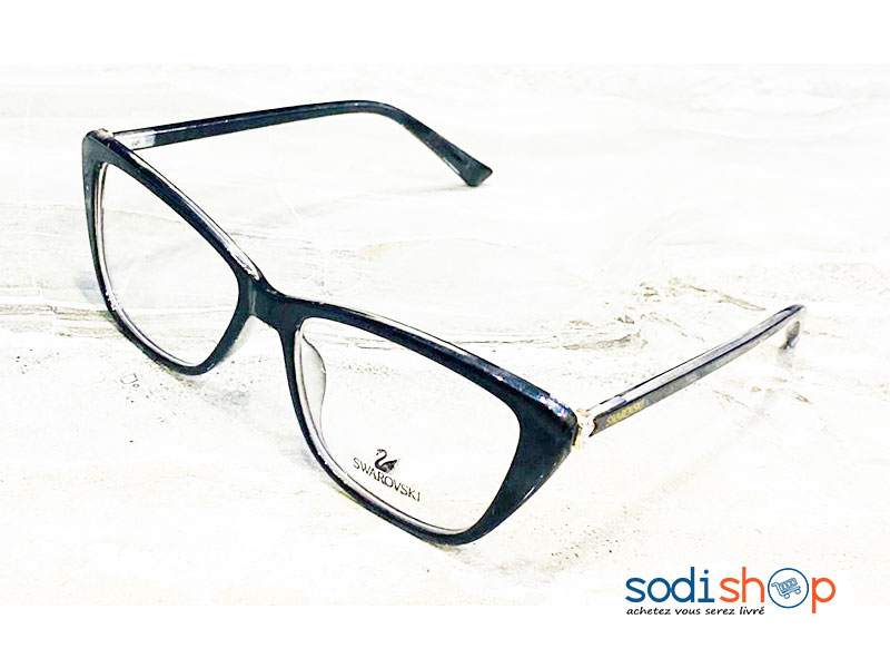 Swarovski Lunette Unisexe Design Elégant - Couleur Noir DL00106