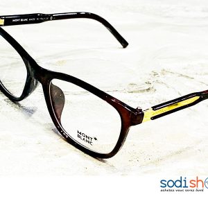 Lunette de Vue Non Correcteur Marque Mont Blanc Couleur Marron DL00106