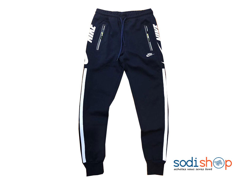 Pantalon de Jooging Nike Couleur Noir et Blanc BJ00100