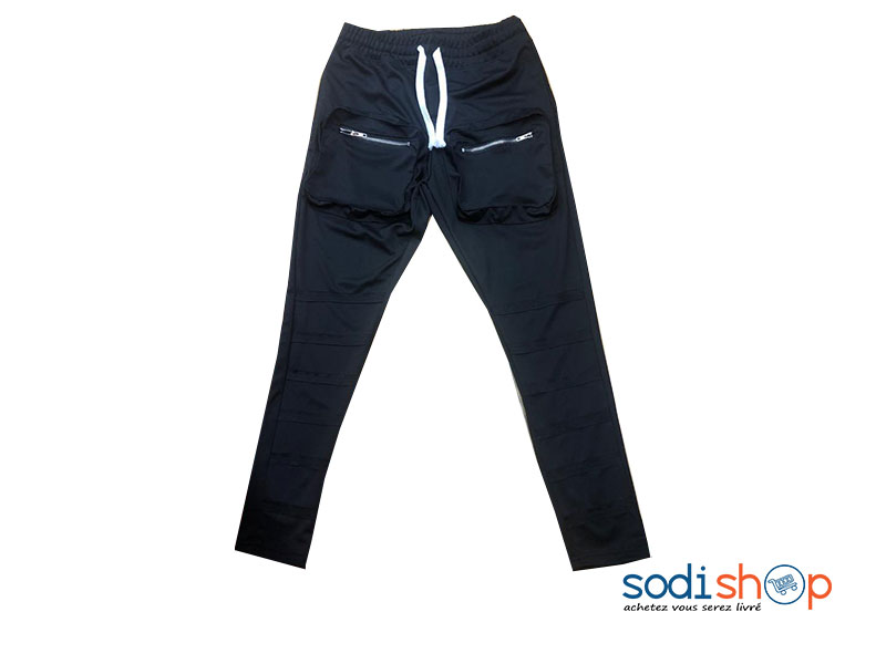 Pantalon de Sport Couleur Noire Pour Homme BJ00100