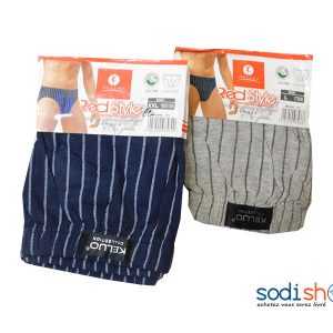 Sous-Vêtement Pour Homme KELUO Slip à Taille Elastiquée - Haute Qualité en Coton BK0072