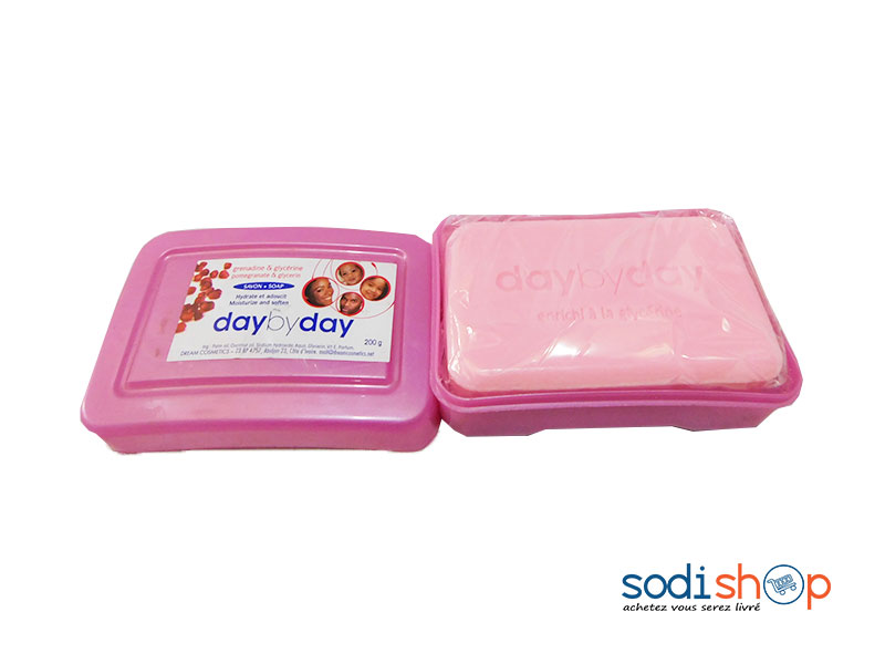 Savon de Toilette en Morceau Day by day à la Grenadine 200g MG00109