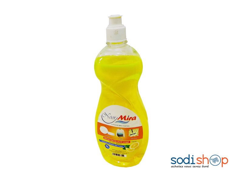 Savon liquide Noor Mira au Citron Multi-Usage 1 Litre MG00109
