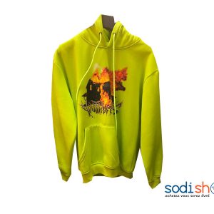 Sweat à Capuche Manche Longue Couleur Verte BJ00100