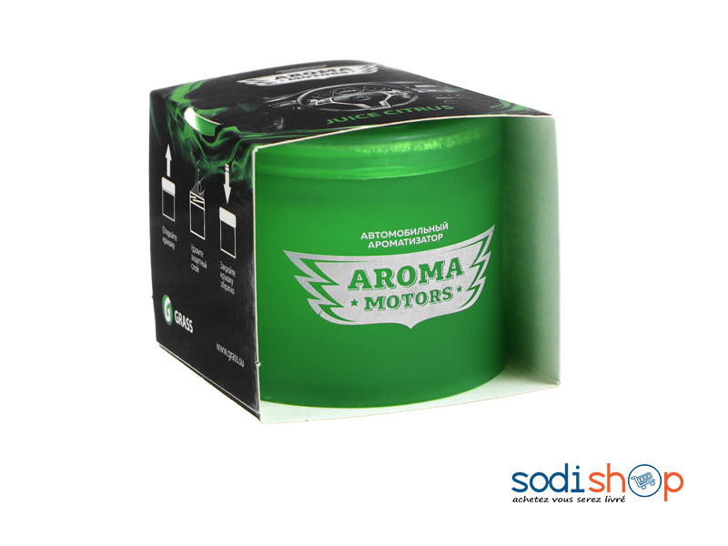 Déodorant Pour Voiture Grass Aroma Motors AC-0172 - Fraicheur Agrumes et Miel 100ml MG00109