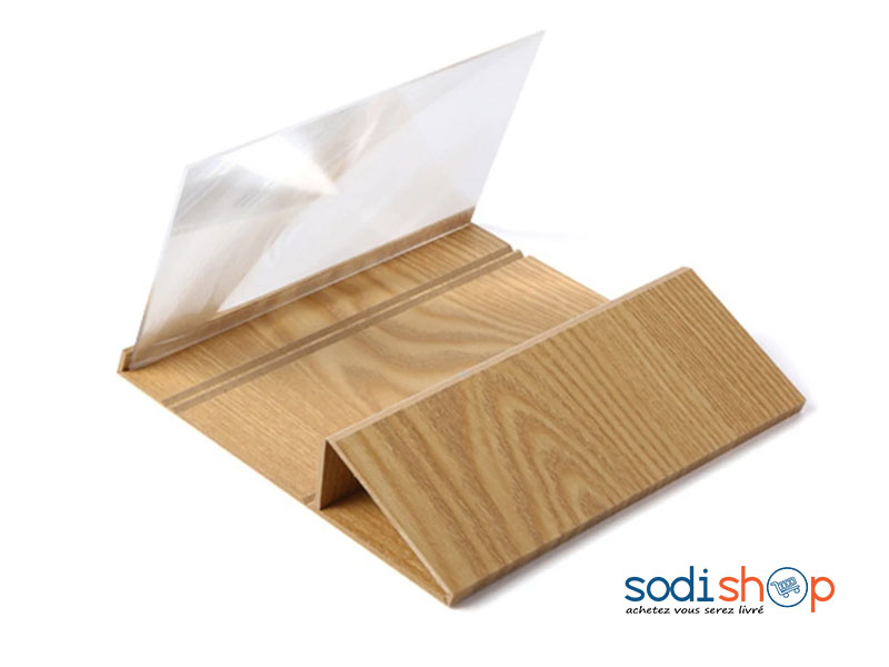 Amplificateur vidéo 3D pour Téléphone Portable en Bois 12 Pouces Sodi00 – Image 2