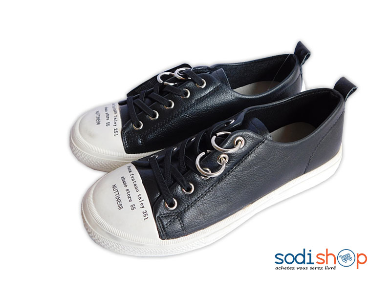 Chaussure Pour Enfant Haute Qualité - Couleur Noir Blanc WBM00108