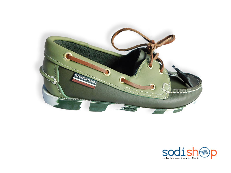 Mocassin Classique Pour Homme SEBAGO - Couleur Vert MS0076 – Image 3