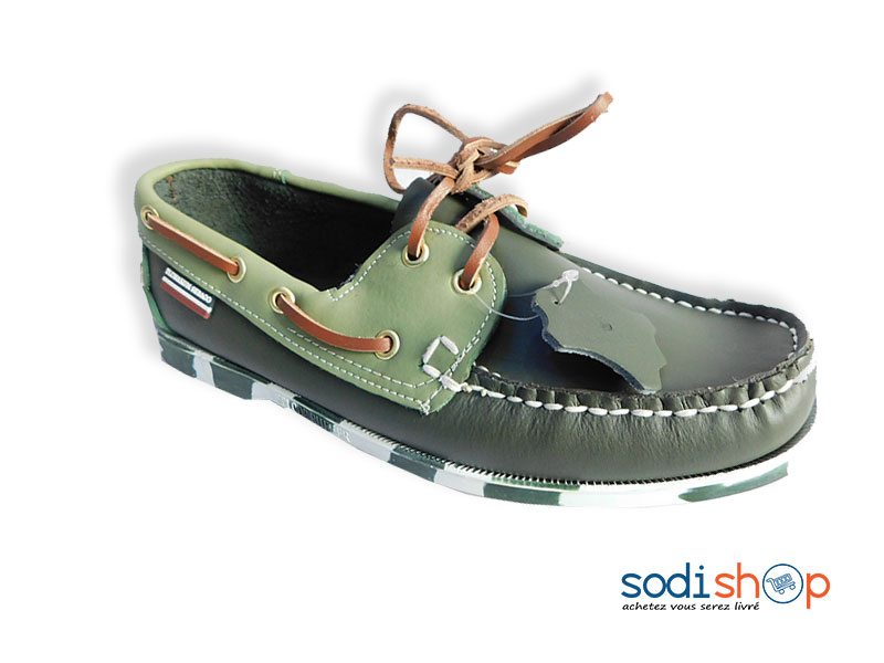 Mocassin Classique Pour Homme SEBAGO - Couleur Vert MS0076