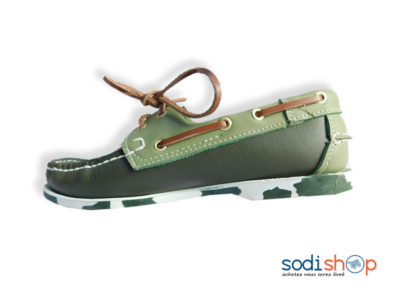 Mocassin Classique Pour Homme SEBAGO - Couleur Vert MS0076 – Image 2