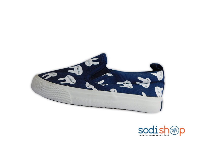 Chaussure Pour Enfant Design Chic et Confortable - Couleur Bleu Blanc WBM00108 – Image 2