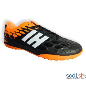 Chaussure à Crampon Couleur Noir Orange - Haute Qualité MS0076