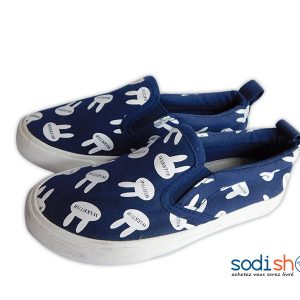 Chaussure Pour Enfant Design Chic et Confortable - Couleur Bleu Blanc WBM00108