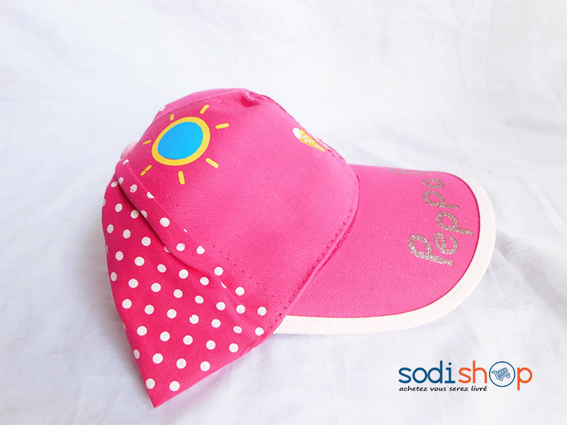 Casquette Peppa Pig Pour Petite Fille Couleur Rose WBM00108